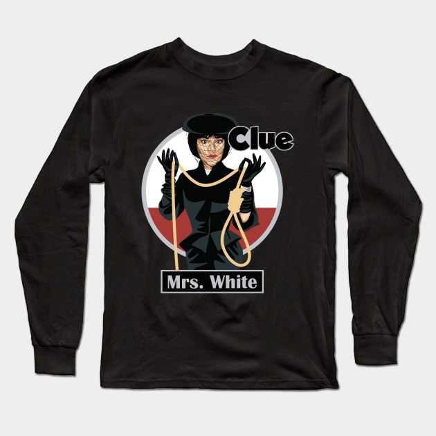 CLUE Mrs White Long Sleeve T-Shirt by Tiro1Linea